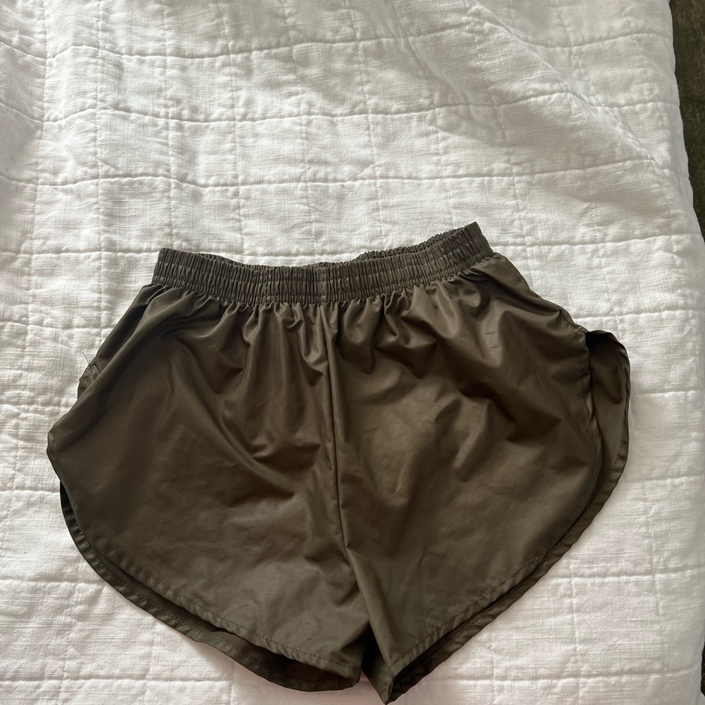 Olive Green Women's Shorts